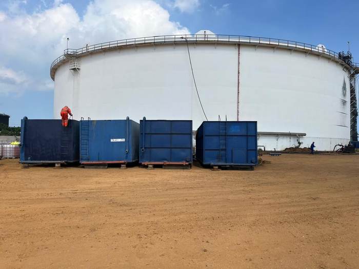 Tanques de 500 BBL de la flota de Anaco Supply