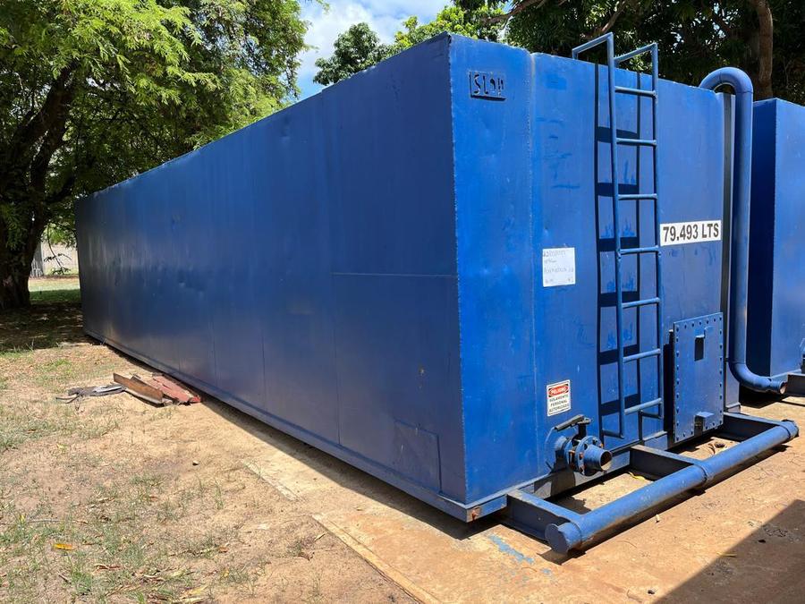 Tanque de 500 BBL de la flota propia de Anaco Supply